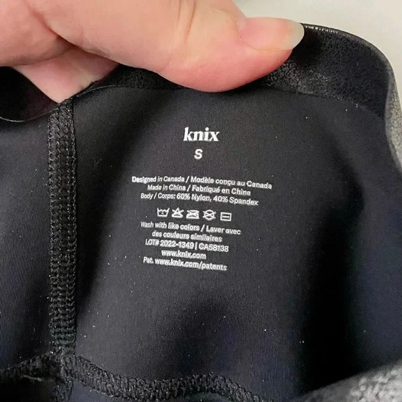 Knix Faux Leather Leggings  Black - Picture 6 of 6